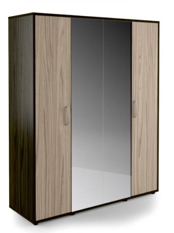 Шкаф Ноум Лайн 1800 двери ЛДСП-Зеркало Бител в магазине Авента мебель фото