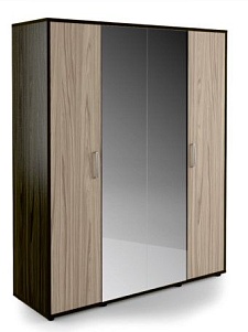 Шкаф Ноум Лайн 900 двери ЛДСП-Зеркало Бител  магазин Авента мебель картинка