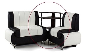 Кухонный диван Хилтон Модуль Полки ПУ 500 Бител  магазин Авента мебель картинка